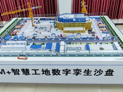 智慧工地數字欒生沙盤(pán)