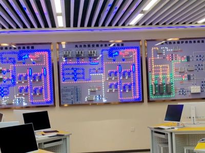 空氣熱泵工藝流程模型